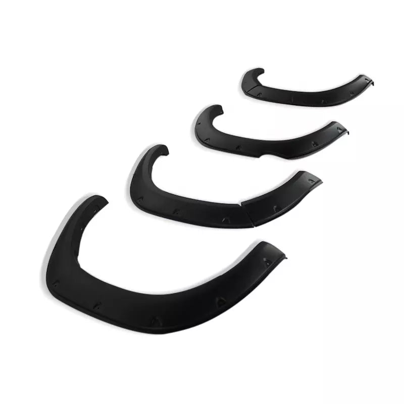 Rugged Style Matte Black Flares Suitable For Toyota Hilux SR SR5 N80 21+