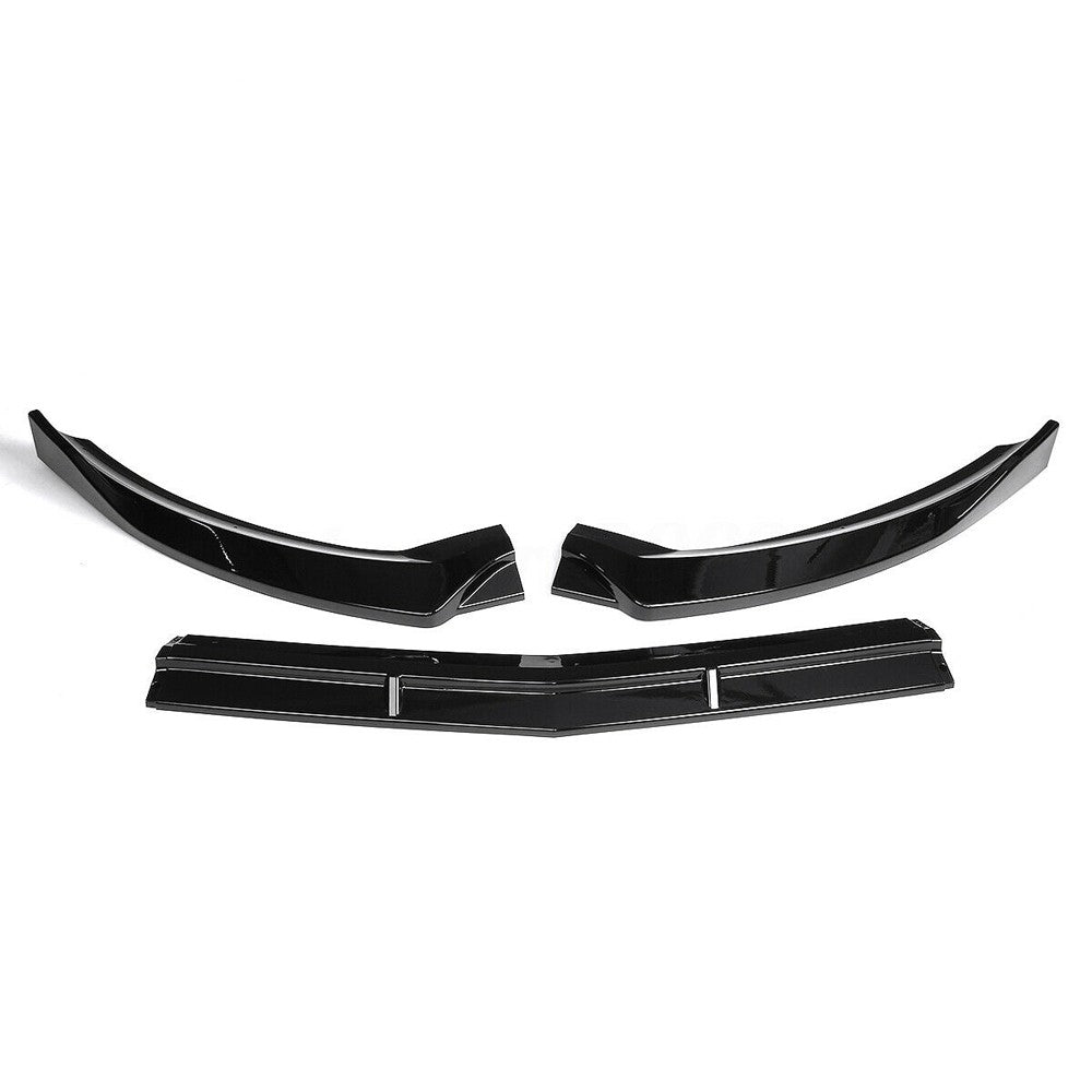 Gloss Black Front Lip Splitter Suitable For Mercedes-Benz W117 CLA45 AMG 16-19