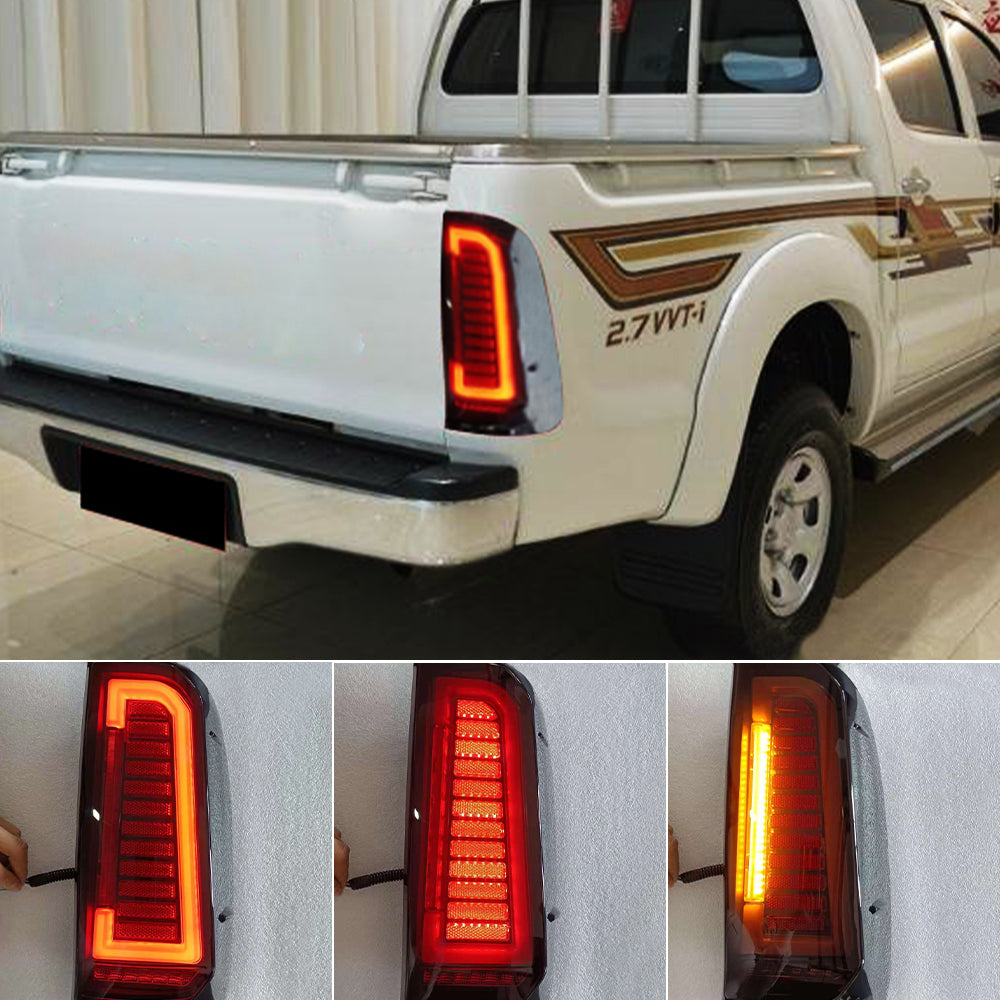 N70 Tails Lights - Sequential Smoked Tail Lights For Toyota Hilux N70