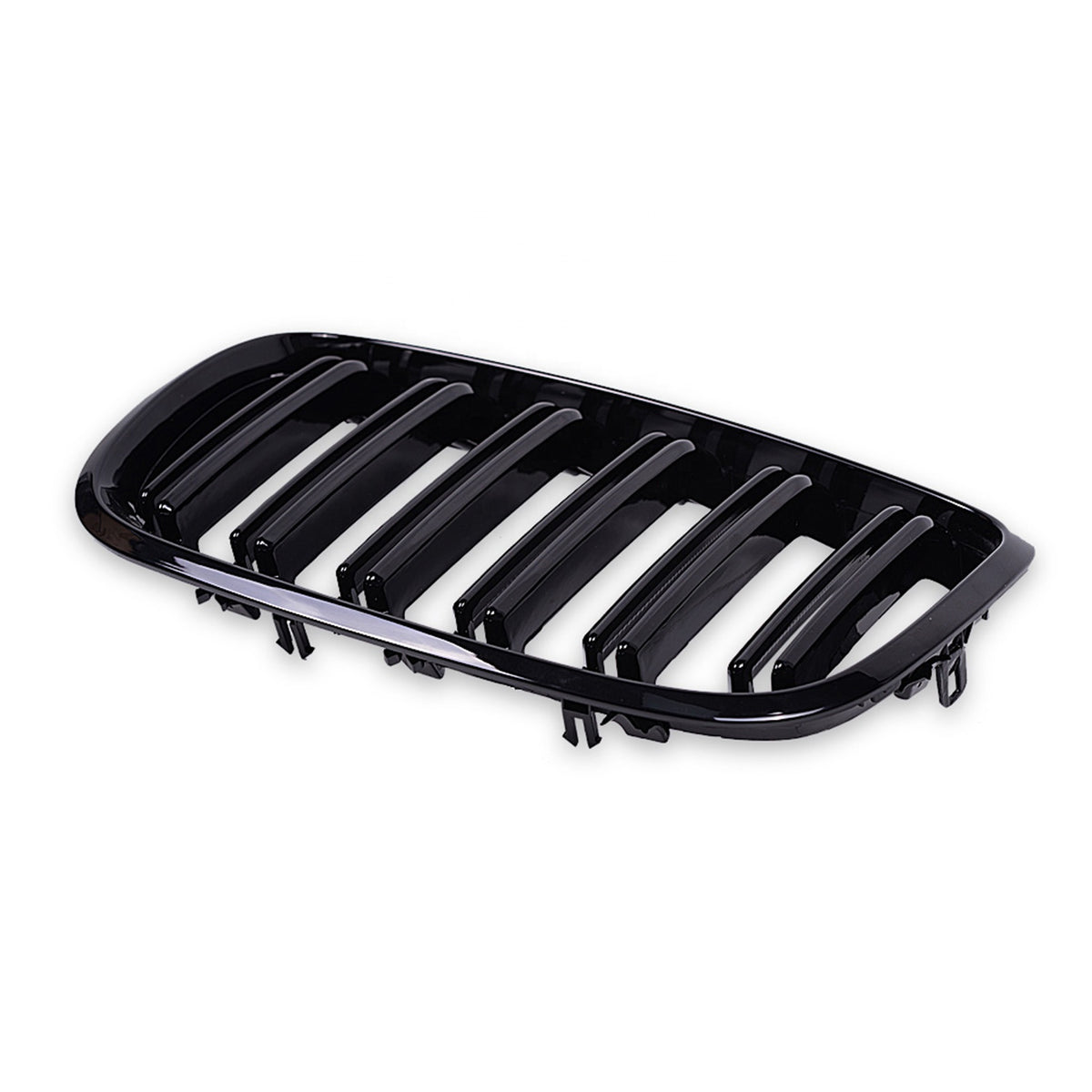 M Style Gloss Black Dual Slate Front Grille For BMW X5 E70 & X6 E71