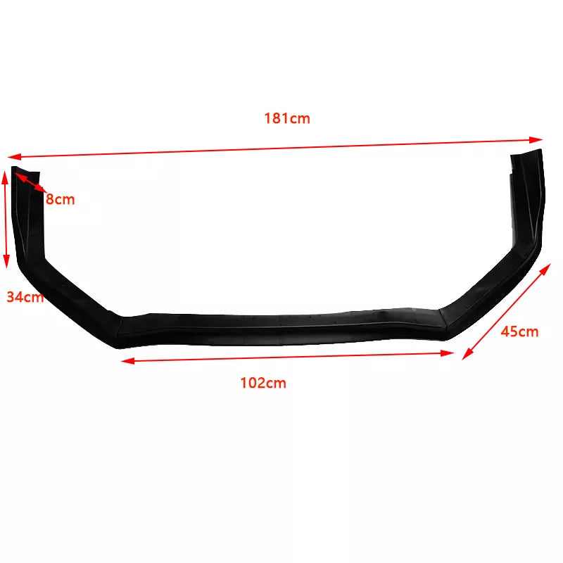Gloss Black Front Lip Splitter Suitable For Subaru WRX STI 15-20