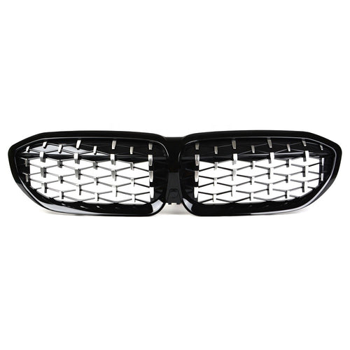 BMW 3-Series G20 Front Grill Diamond Black Chrome ABS Sedan Wagon