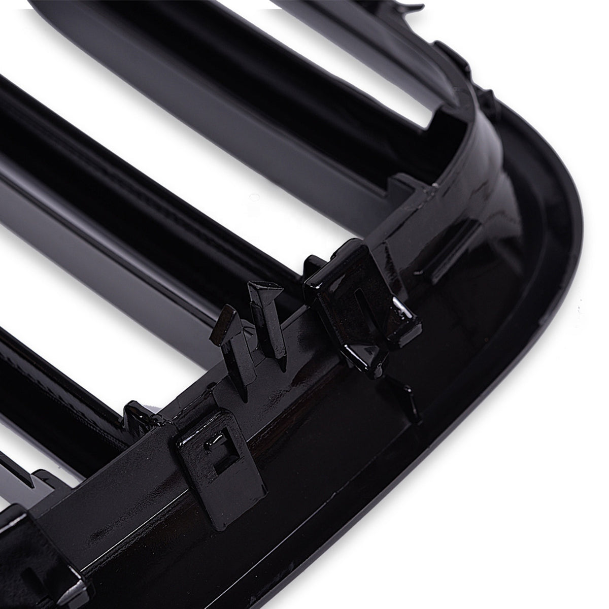 M Style Gloss Black Dual Slate Front Grille For BMW X5 E70 & X6 E71