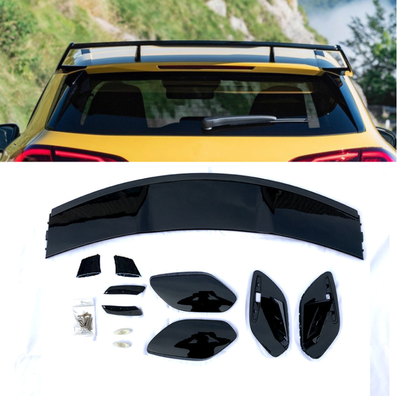 Mercedes A-Class W177 AMG A45 Style Gloss Black Rear Roof Spoiler
