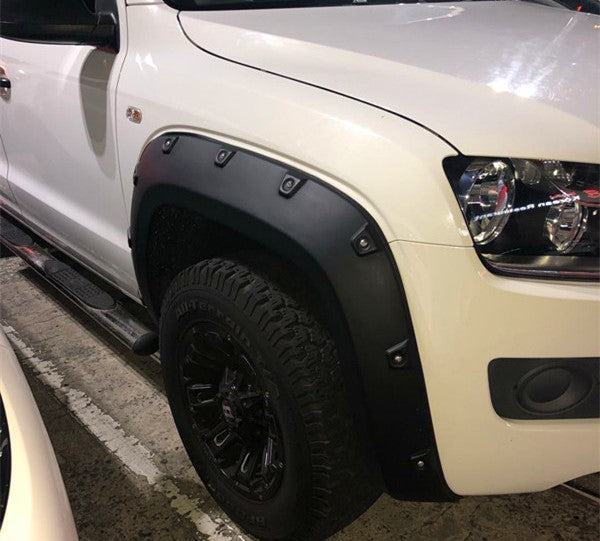 Matte Black Pocket Style Flares Suitable For Volkswagen Amarok 11-20