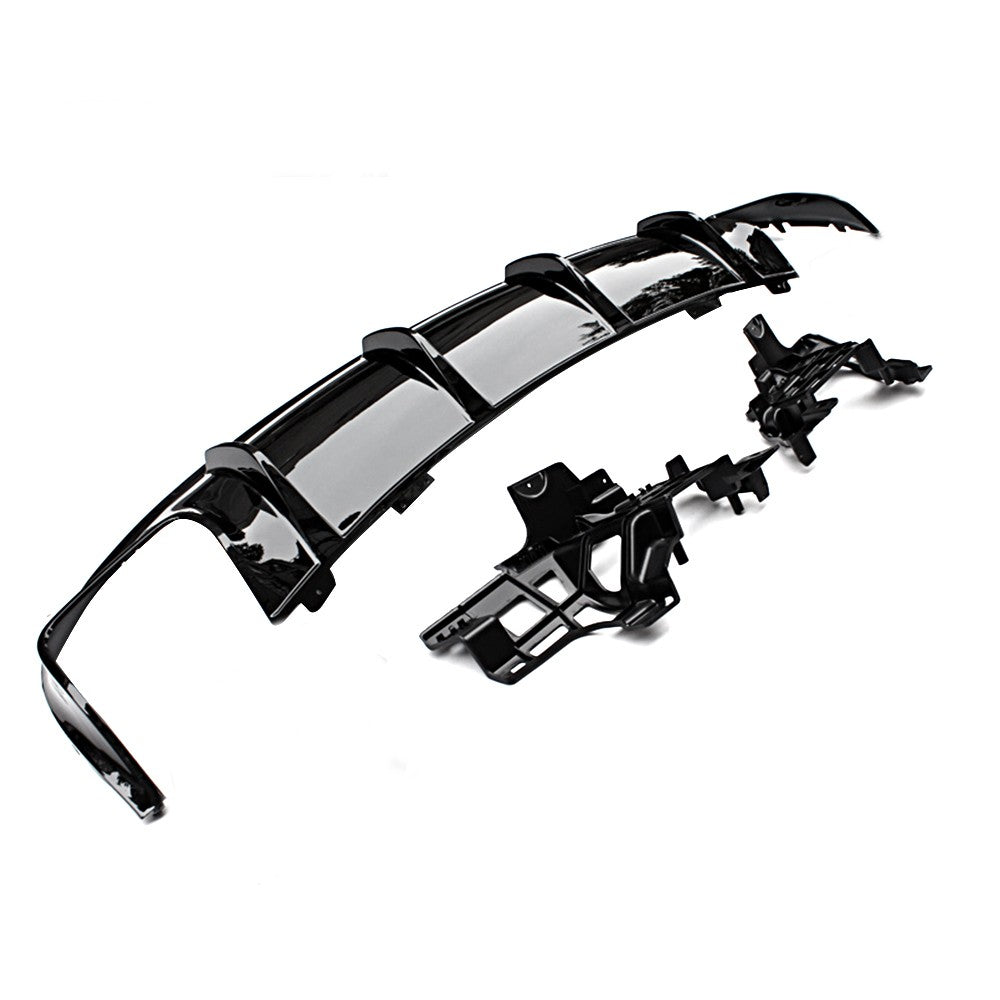 Gloss Black AMG Style Rear Diffuser Suitable For Mercedes-Benz CLA W117 17-19