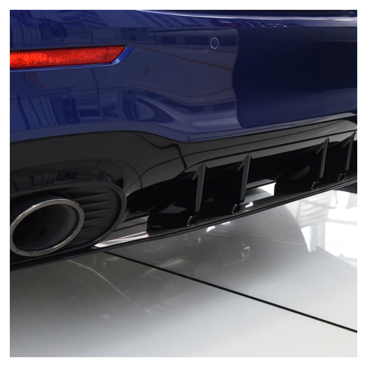 Gloss Black AMG Style Rear Diffuser Suitable For Mercedes-Benz A-Class W177 Sedan 19 +
