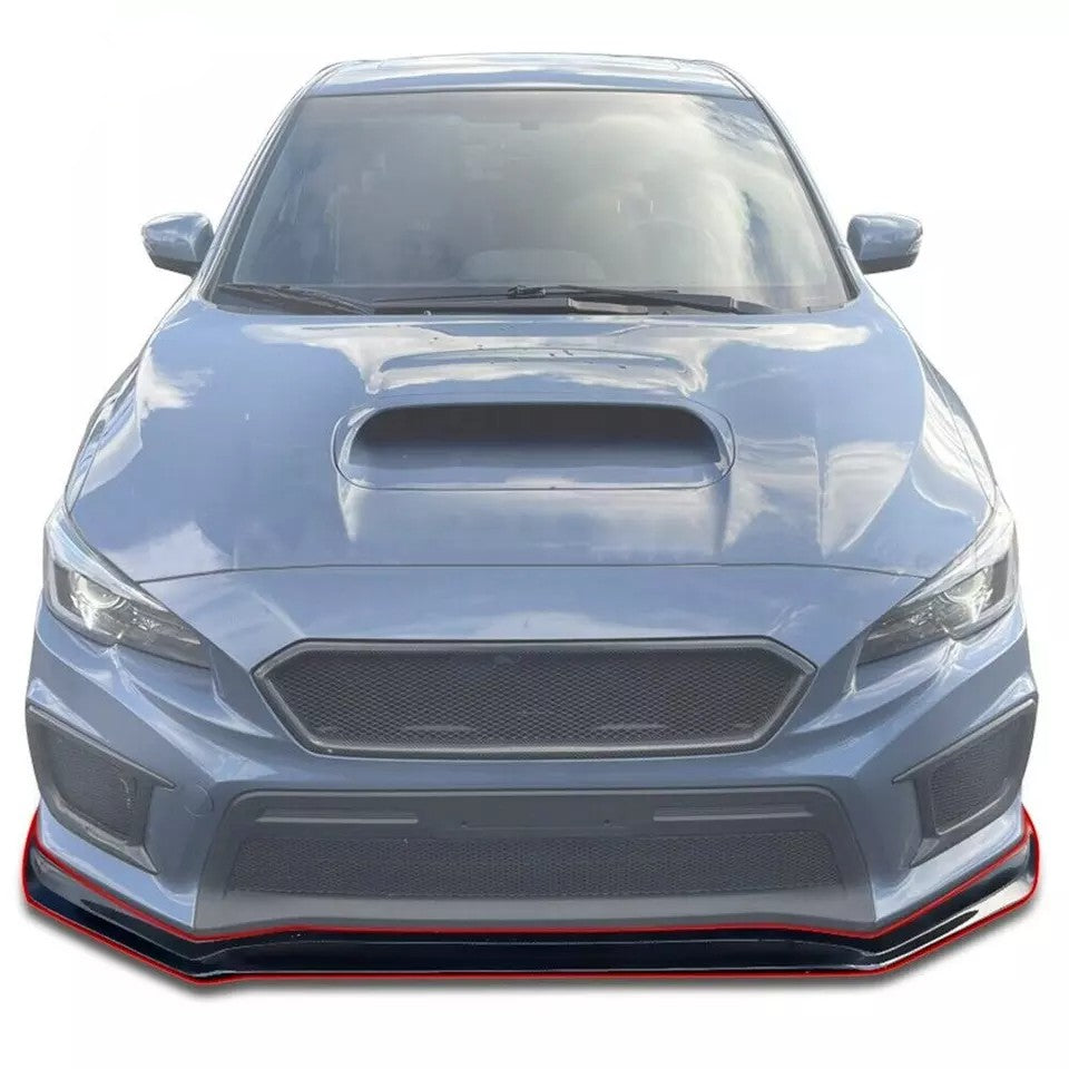 Gloss Black Front Lip Splitter Suitable For Subaru WRX STI 15-20