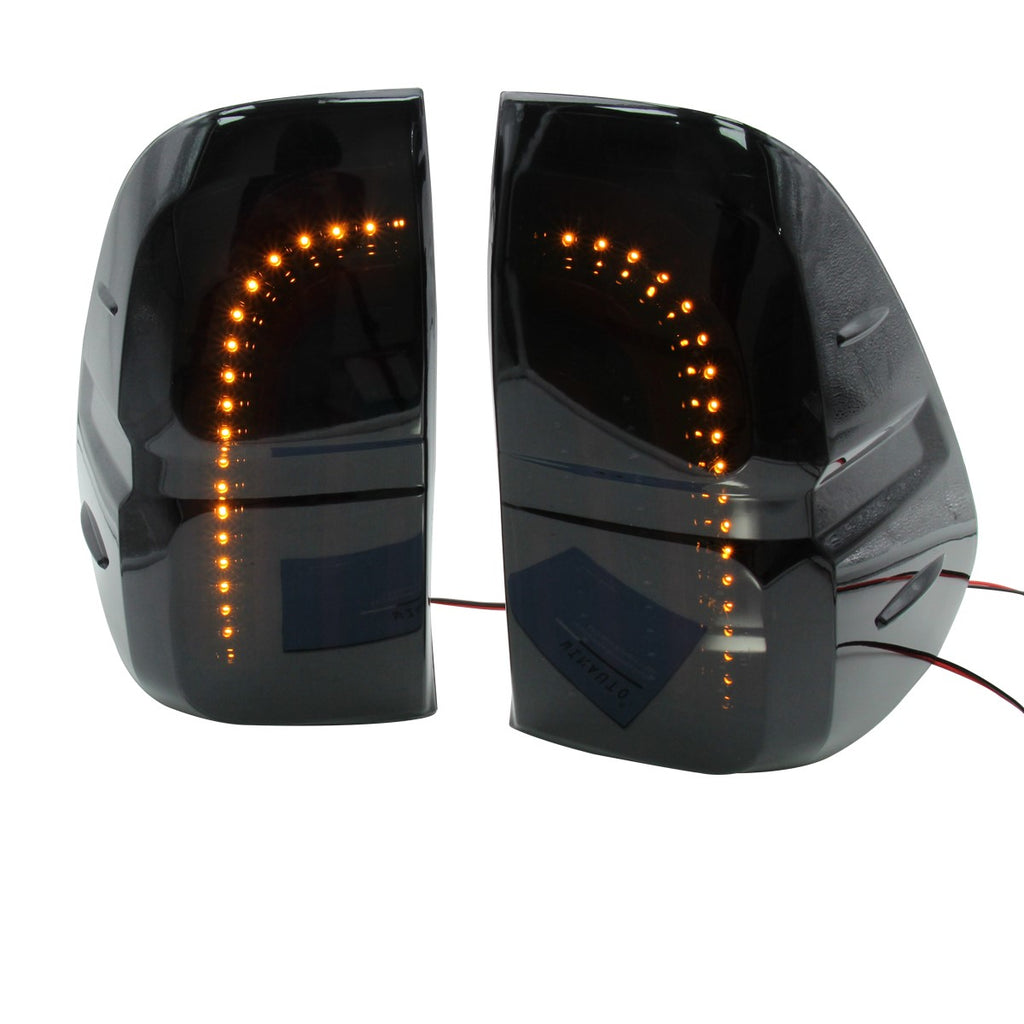 Smoked Tail Lights With Sequential Indicator Suitable For Toyota Hilux N80 2015+2022
