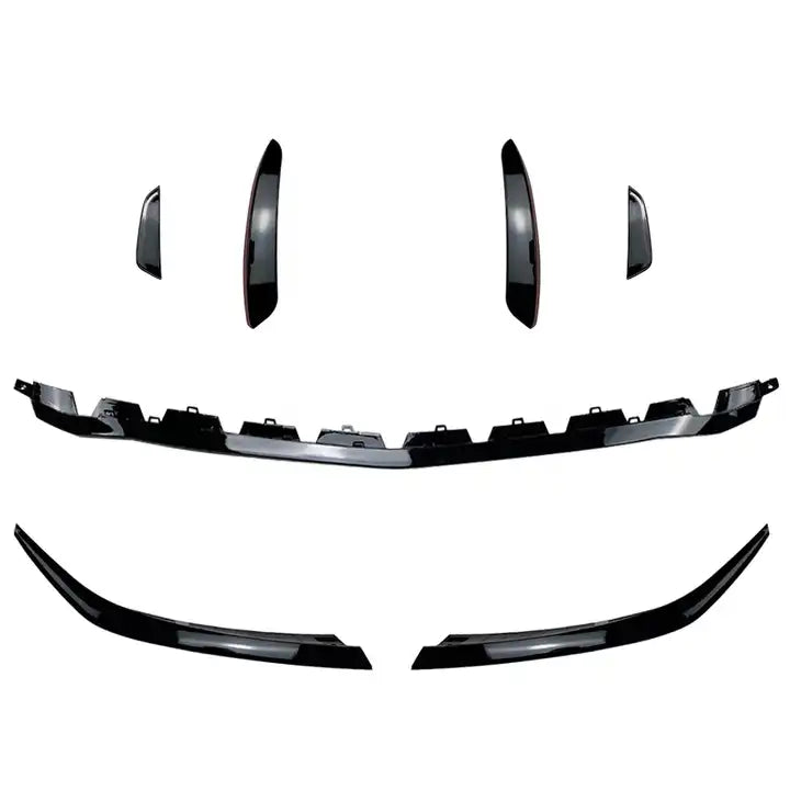Gloss Black Front Bar Aero Lip Kit Suitable For Mercedes A-Class W177 18-22