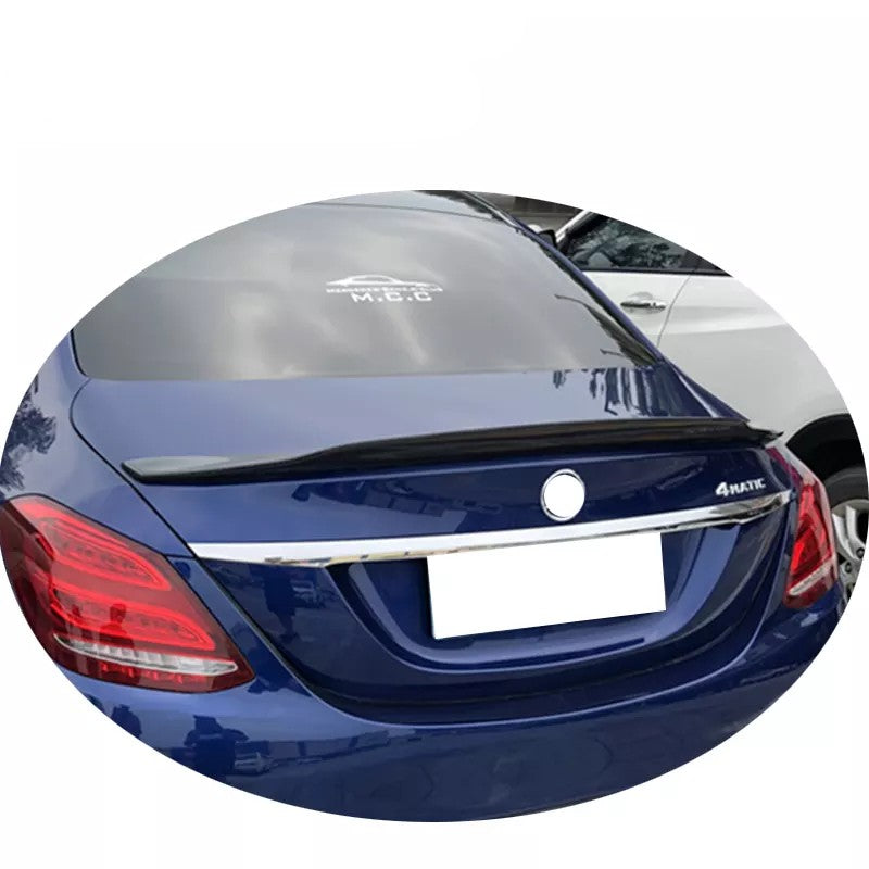 PSM Style Gloss Black Rear Spoiler Suitable For Mercedes Benz C-Class Sedan W205 14-22