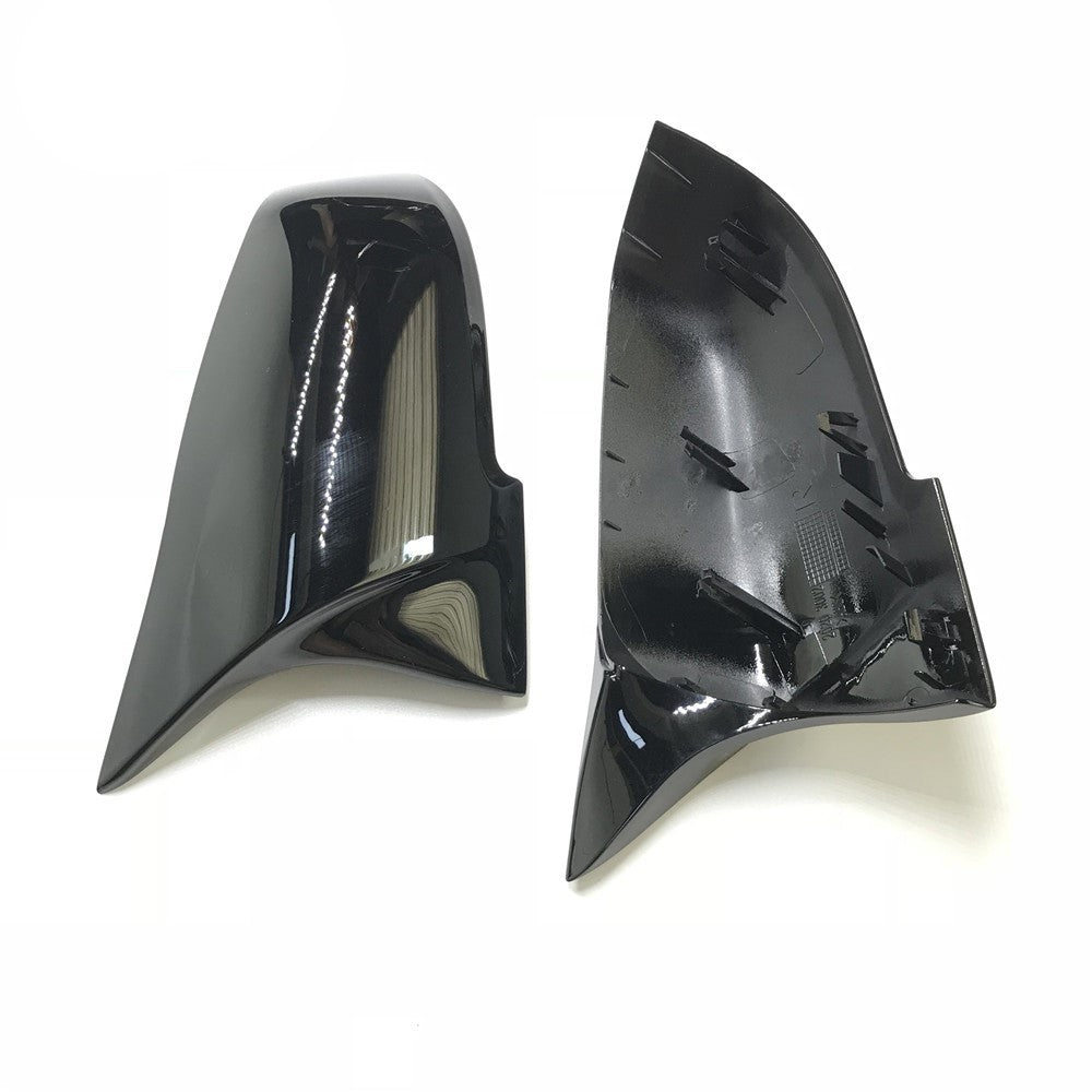 M Style Gloss Black Mirror Cover Caps Suitable For BMW 1, 2, ,3, 4 Series