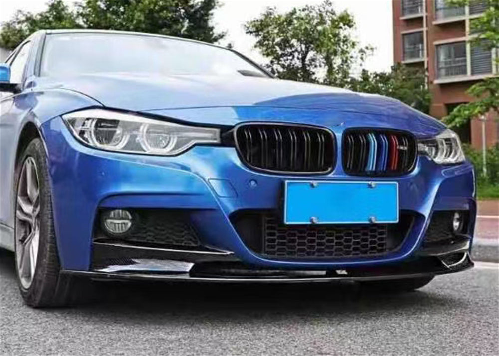 Gloss Black Front Lip Splitter Suitable For BMW 3-Series F30 F31 M Sport