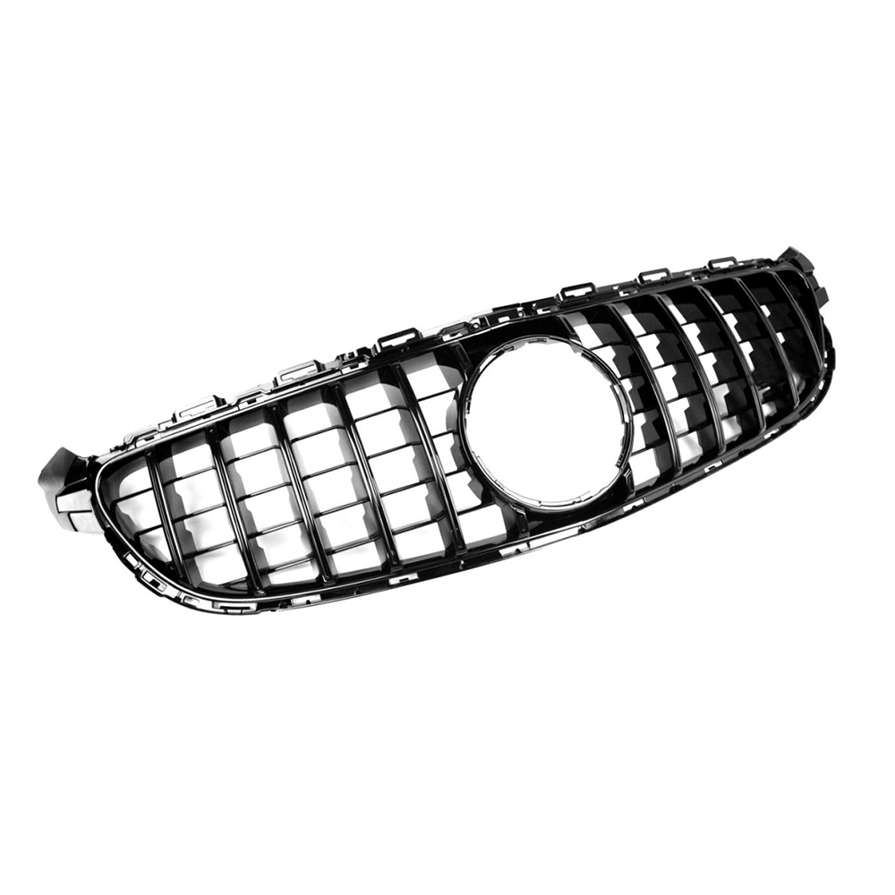 Gloss Black GTR Style Front Bumper Bar Grille Suitable For Mercedes-Benz C63S AMG W205 15-20