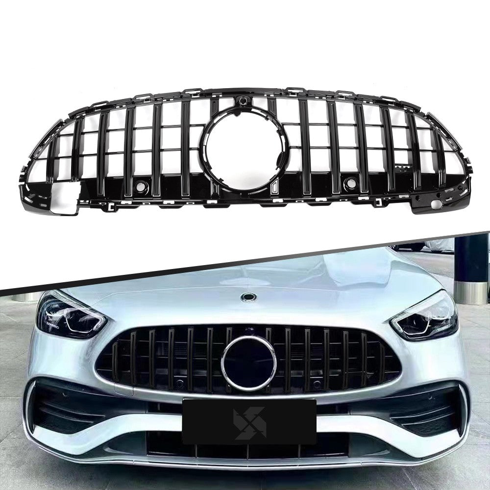 Gloss Black GTR Style Front Bar Grille Suitable For Mercedes-Benz W206 C-Class 2022+