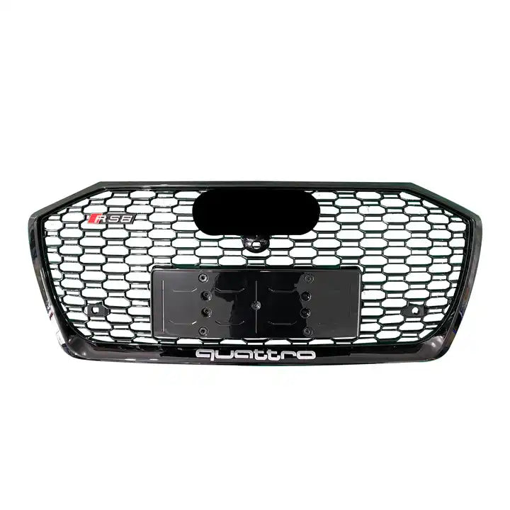 Gloss Black RS6 Style Front Bar Grille Suitable For Audi A6 S6 C8 19-23