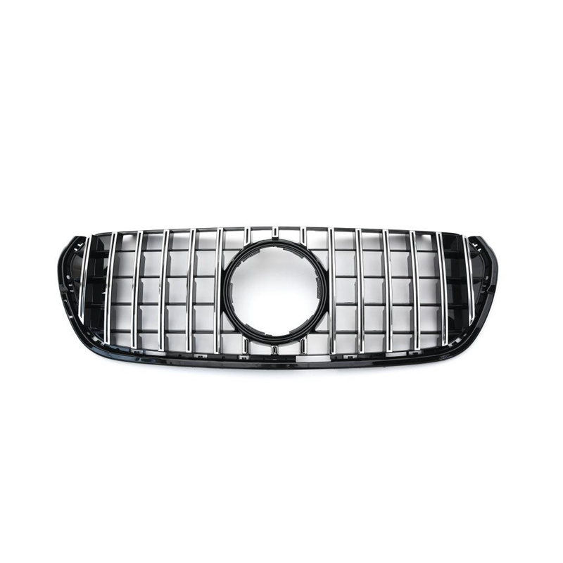 Chrome Black GT-R Style Front Bumper Bar Grille Grill Suitable For Mercedes-Benz X-Class Pick Up Ute W470 17-20