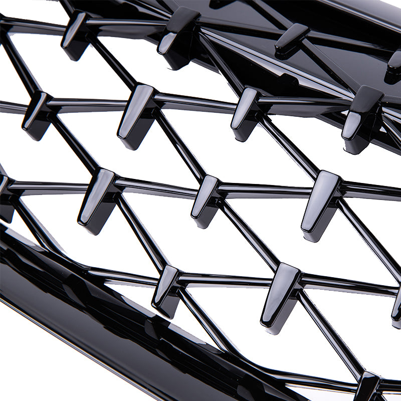 Gloss Black Diamond Style Front Bumper Bar Grille Suitable For BMW 3-Series G20