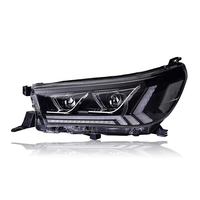 Sequential LED DRL Headlights Suitable For Toyota Hilux N80 15+