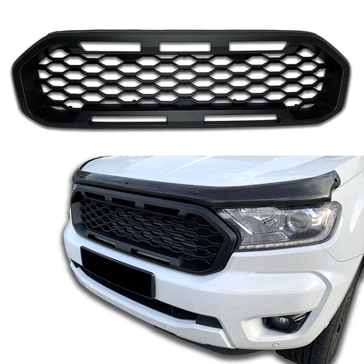Matte Black Mesh Style Grille Suitable For Ford Ranger PX2- PX3