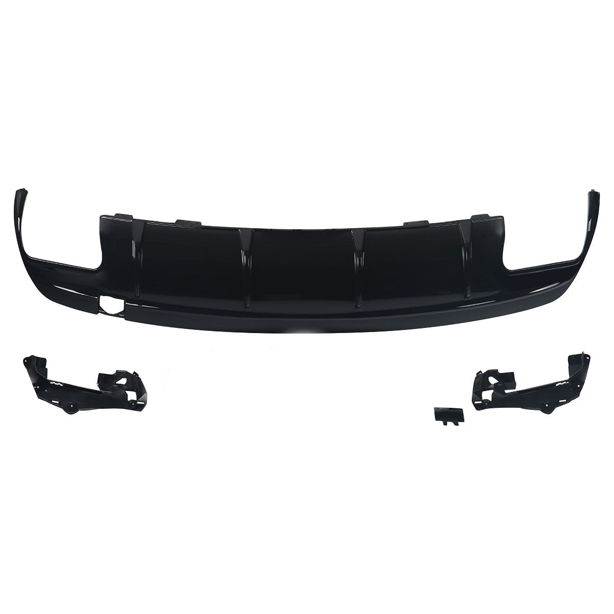 Gloss Black AMG Style Rear Diffuser Suitable For Mercedes-Benz CLA W117 13-16 Pre facelift