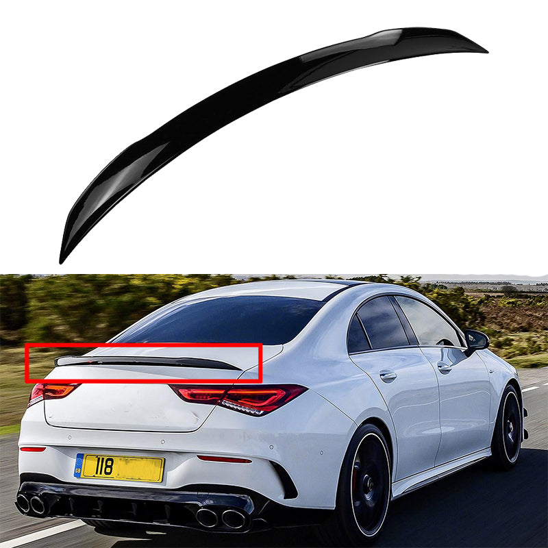 AMG Style Gloss Black Rear Boot Wing Suitable For Mercedes Benz CLA W118 19-21