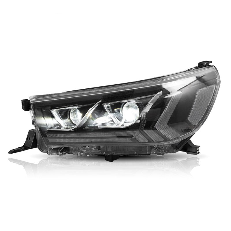 Sequential LED DRL Headlights Suitable For Toyota Hilux N80 15+