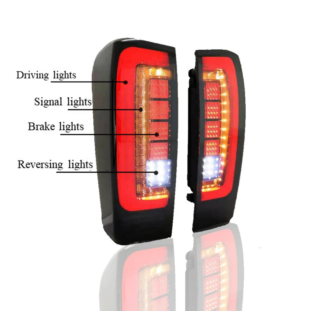Smoked Black LED Tail Lights Suitable For Isuzu D-MAX UTE 2012-2018