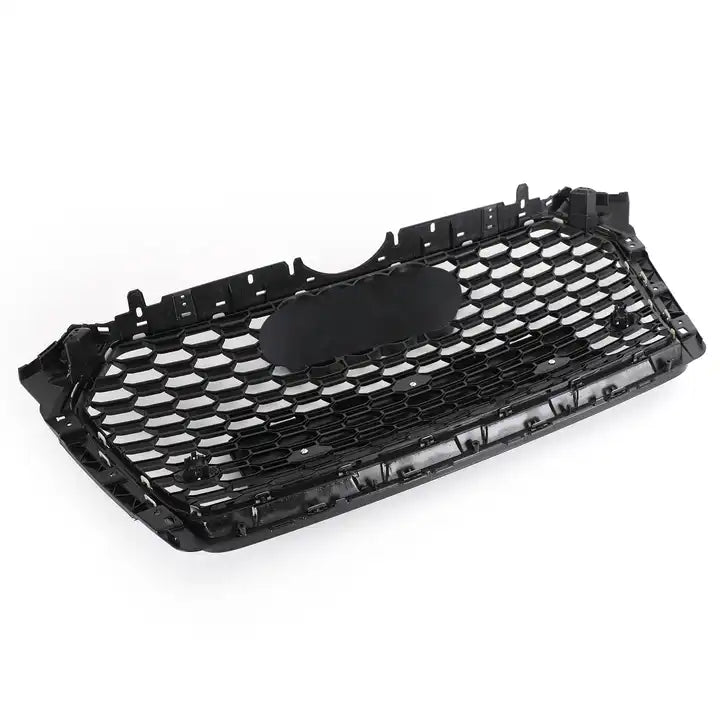Gloss Black RS4 Style Front Bar Grille Suitable For Audi A4 B9 2016-2019