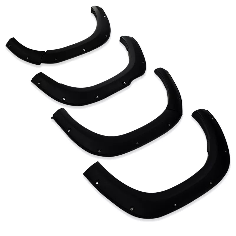 Rugged Style Matte Black Flares Suitable For Toyota Hilux SR SR5 N80 21+