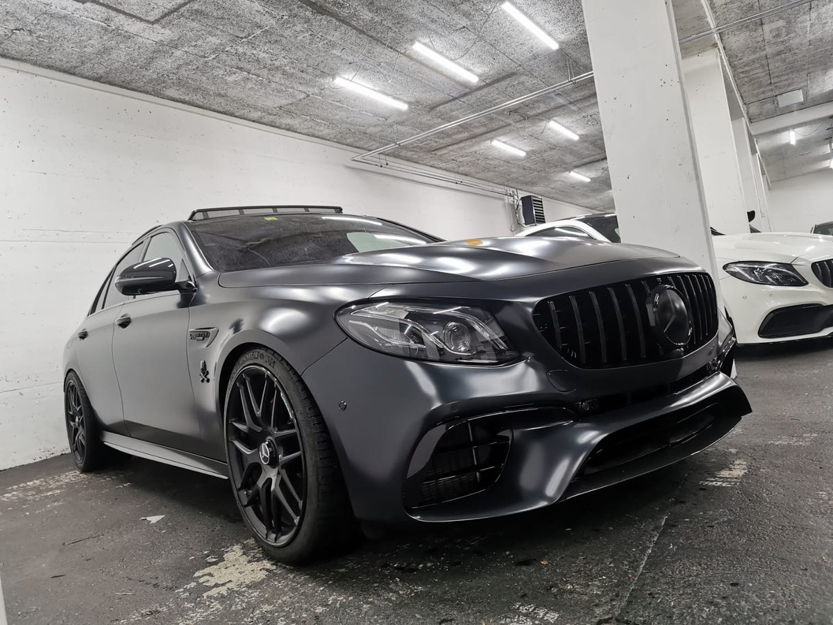 Gloss Black GTR Style Front Bar Grille Suitable For Mercedes-Benz E63s AMG W213 16-20