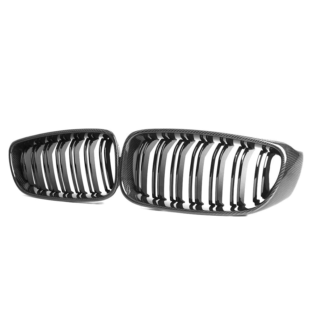 Gloss Black Double Slat Grilles Suitable For BMW 3 Series F34