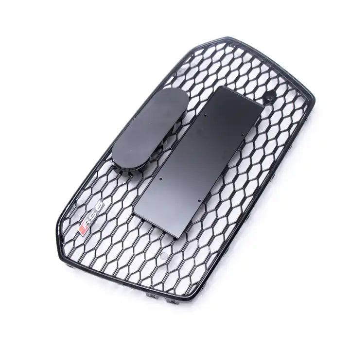Gloss Black RS6 Style Front Bar Grille Suitable For Audi A6 15-17