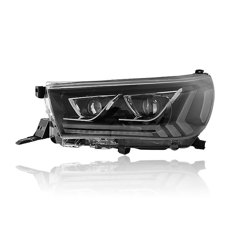 Sequential LED DRL Headlights Suitable For Toyota Hilux N80 15+