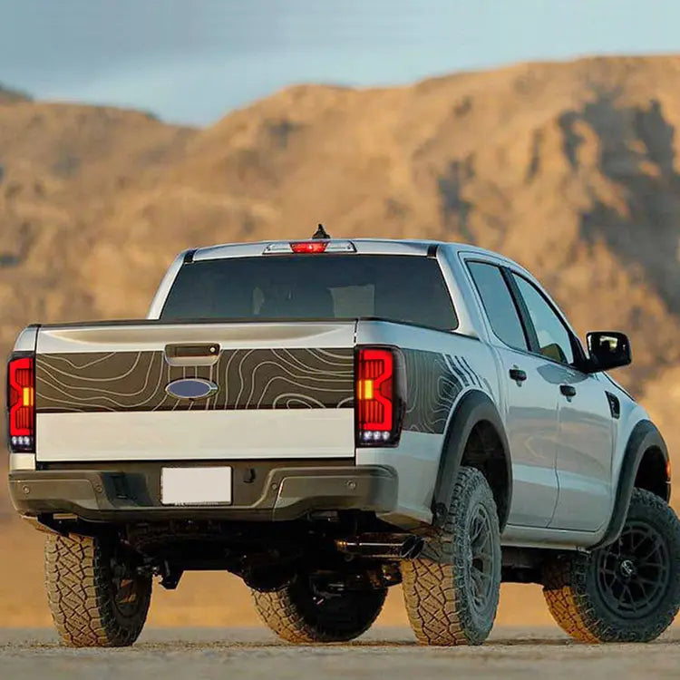 Sequential Smoked LED Tail Lights Suitable For Ford Ranger PX1 PX2 PX3