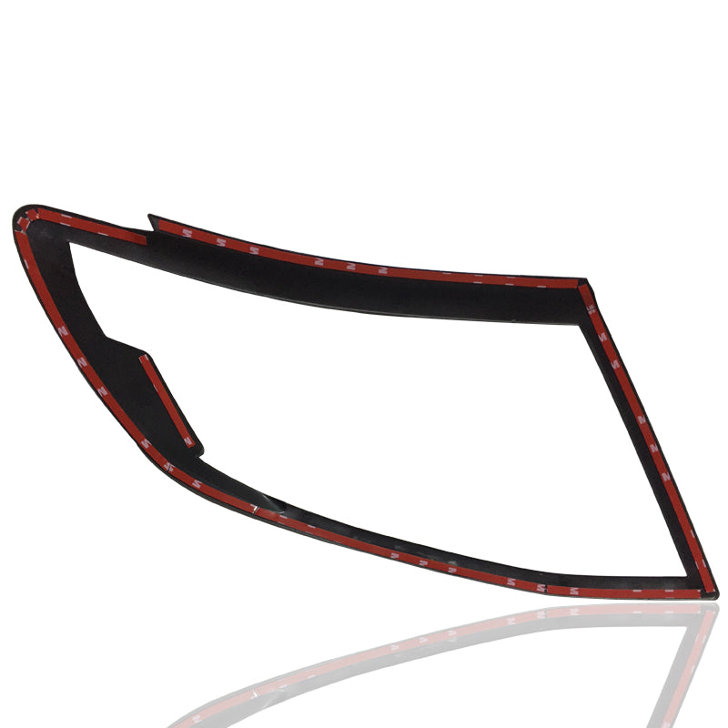 Matt Black Head Light Trim Cover To Suit Ford Ranger PX1