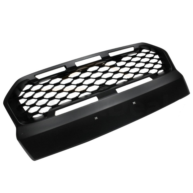 Matte Black Mesh Style Grille With DRL Lights Suitable For Ford Ranger PX2 Include Wildtrak