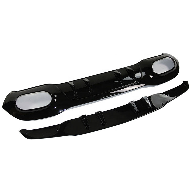 Gloss Black AMG Style Rear Diffuser Suitable For Mercedes-Benz A-Class W177 Hatch 19 +