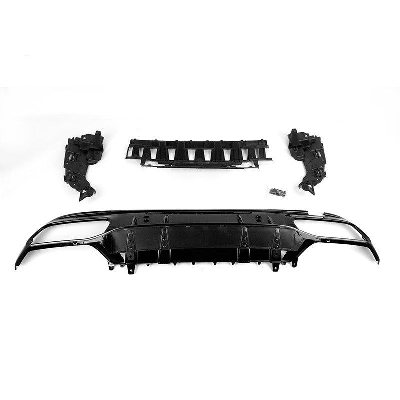 Gloss Black AMG Style Rear Diffuser Suitable For Mercedes-Benz C-Class W205 19 +