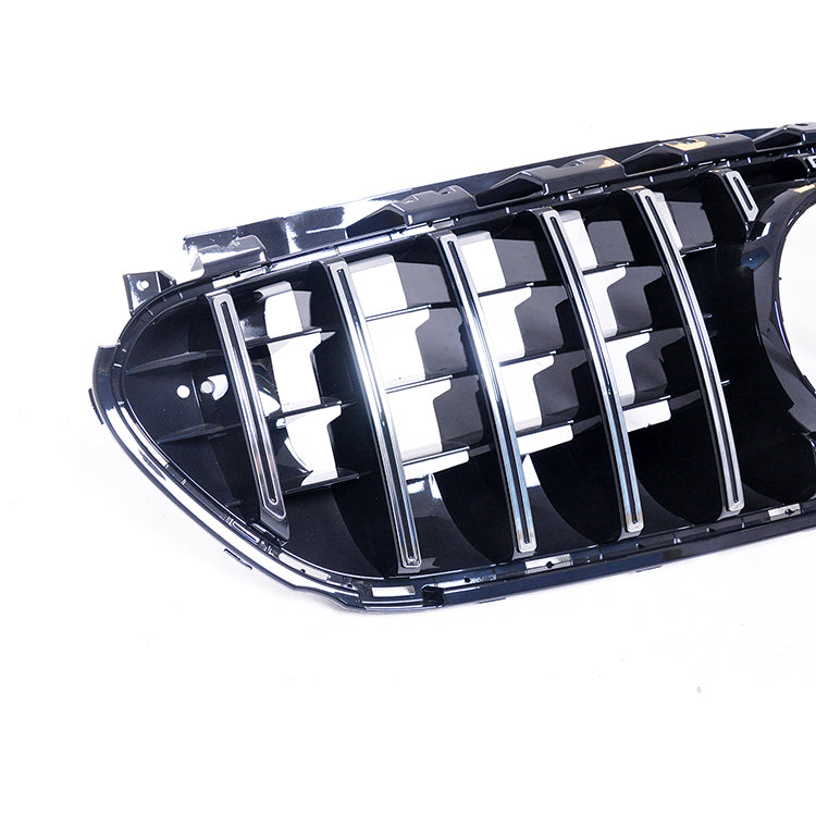 W213 Mercedes-Benz AMG E63s 16-20 GTR Style Front Grille Chrome Black ABS