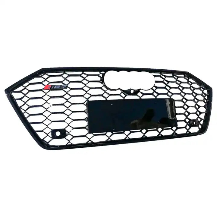 Gloss Black RS7 Style Front Bar Grille Suitable For Audi A7 2019-2023