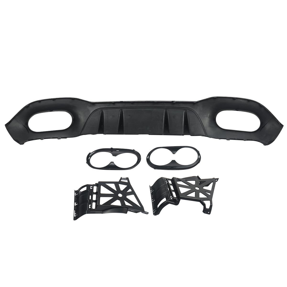 Gloss Black AMG Style Rear Diffuser Suitable For Mercedes-Benz A-Class W177 Hatch 19 +