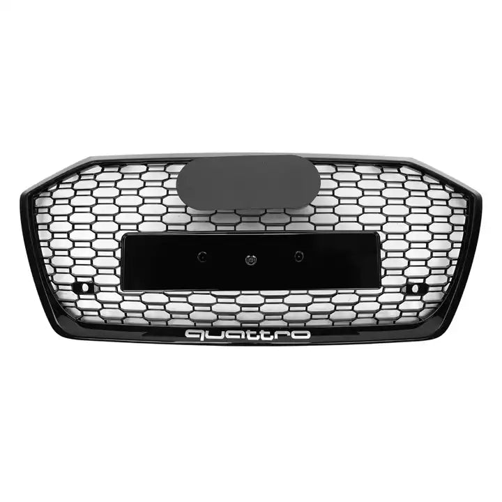 Gloss Black RS6 Style Front Bar Grille Suitable For Audi A6 S6 C8 19-23
