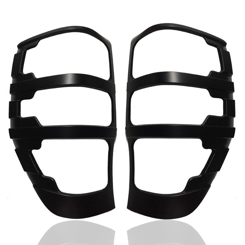 To Suit Ford Ranger Px2 Px3 2015-2022 Black Tail Light Trim Covers Set