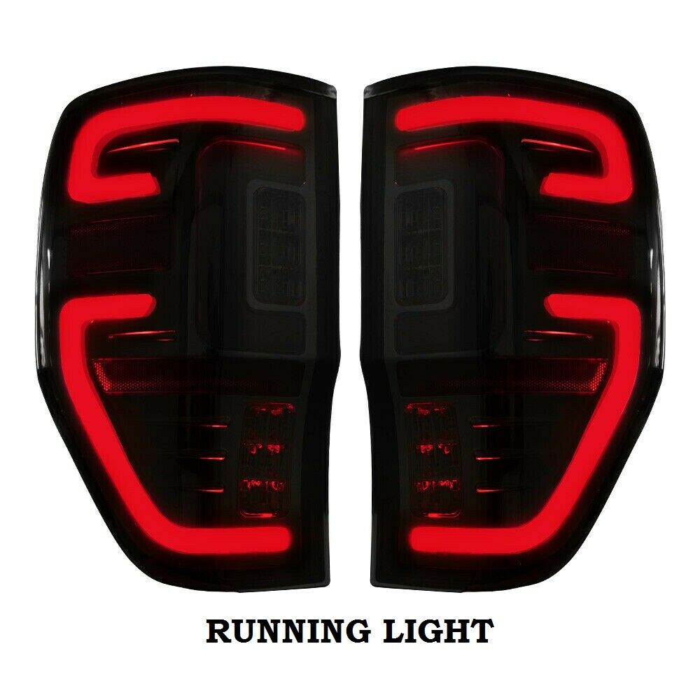 Sequential Smoked LED Tail Lights Suitable For Ford Ranger PX1 PX2 PX3