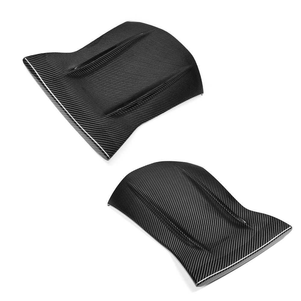 Carbon Fiber Front Seat Cover Interior Trim Suitable For Mercedes Benz AMG
