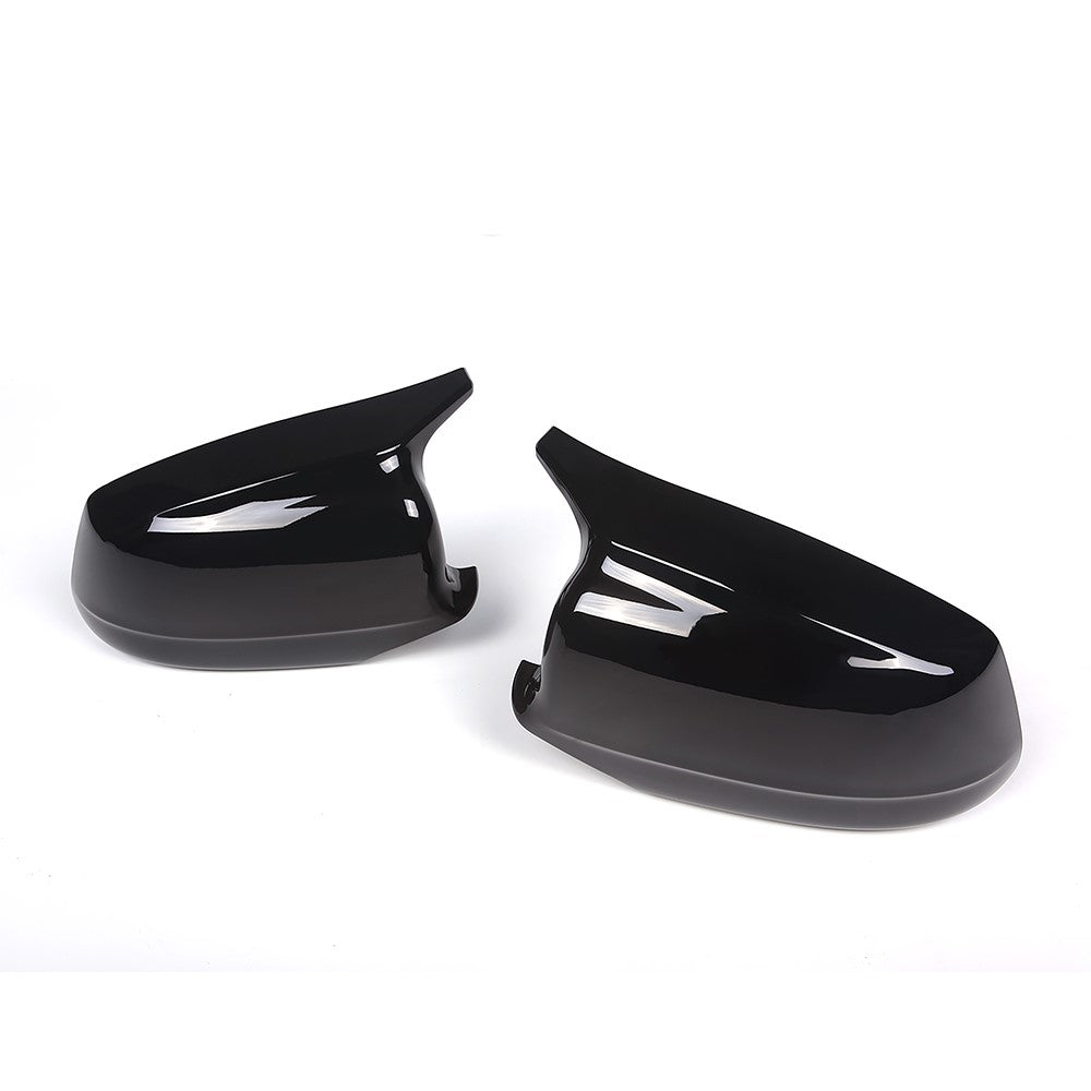 M Style Gloss Black Mirror Cap Covers Suitable For BMW 5 Series F10 F11 & 6 Series F06 F12 F13 & 7 Series F01 F02