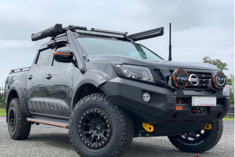 Short Entry Satin Black Stainless Steel Snorkel For Navara NP300 2015+