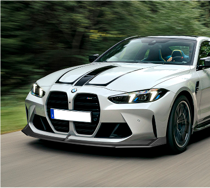 Gloss Black Front lip Splitter For BMW G82 G83 M4 & G80 G81 M3