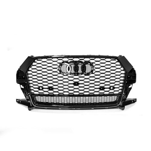 Gloss Black RSQ3 Style Front Bar Grille Suitable For Audi Q3 16-18